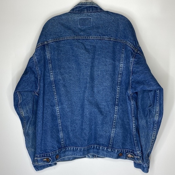 Vintage Sears Genuine Roebucks Denim Trucker Jacket XL - Picture 2 of 6